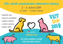 XVII. ročník mezinárodní veterinární výstavy Vetfair 2019