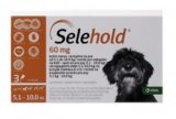 Selehold 60 mg, roztok pro nakapání na kůži - spot-on pro psy 5,1 - 10,0 kg