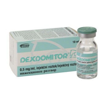 Dexdomitor, 0,5 mg/ml, injekční roztok