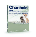 Chanhold 15 mg spot on pre mačky a psy