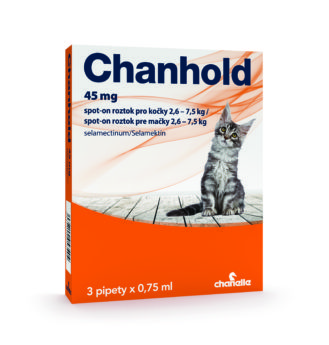 Chanhold 45 mg pro kočky 2,6 - 7,5 kg