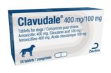 Clavudale 400mg/100mg tablety pre psy