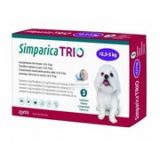 Simparica Trio, žvýkací tablety pro psy >2,5–5 kg