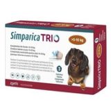Simparica Trio, žvýkací tablety pro psy >5–10 kg