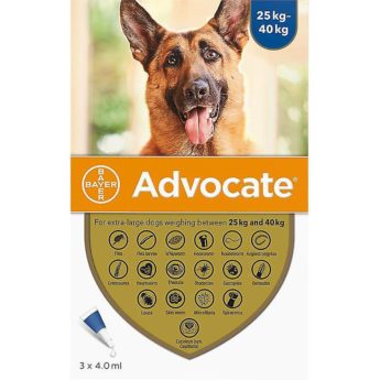 Advocate 400 mg + 100 mg spot-on roztok pro obří psy