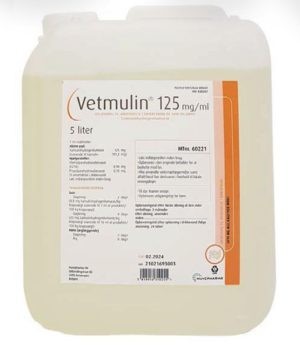 VETMULIN 125 mg/ml roztok pro podání v pitné vodě pro prasata a nosnice