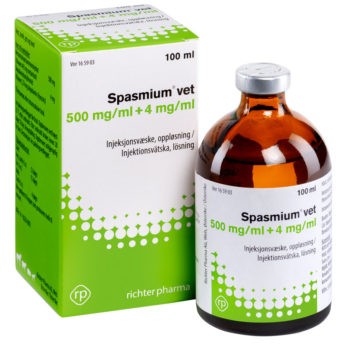 Spasmium comp. 500 mg/ml + 4 mg/ml injekční roztok