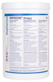 DOPHEXINE 20 mg/g prášek pro podání v pitné vodě nebo mléce