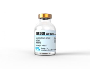 SERGON 500 IU/ml prášek pro přípravu injekčního roztoku s rozpouštědlem