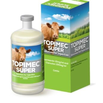 Topimec Super 10 mg/ml / 100 mg/ml injekční roztok pro skot