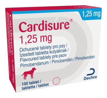 Cardisure 1,25 mg, ochucené tablety pro psy