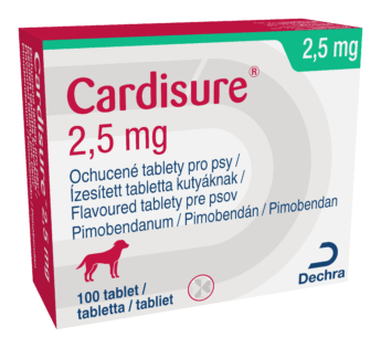 Cardisure 2,5 mg, ochucené tablety pro psy