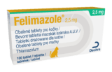Felimazole 2,5 mg obalené tablety pro kočky