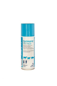 Cyclospray 78.6 mg/g, kožní sprej