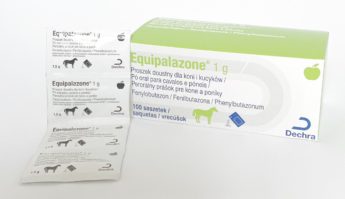Equipalazone 1 g, perorální prášek