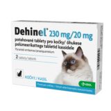 Dehinel 230 mg/20 mg potahované tablety pro kočky