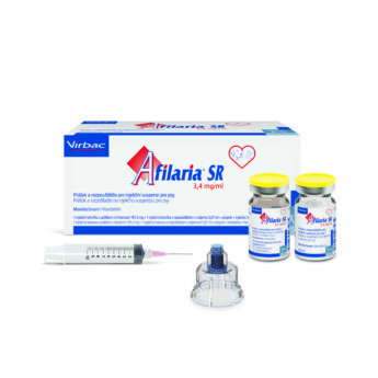 AFILARIA SR 3,4 mg/ml prášek a rozpouštědlo pro injekční suspenzi pro psy