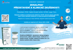 Pozvánka na odborný webinář: ZENALPHA® představení a klinické zkušenosti 22.3.2023