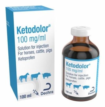 Ketodolor 100 mg/ml injekční roztok pro koně, skot a prasata