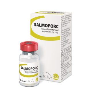 Salmoporc, lyofilizát pro perorální suspenzi pro prasata