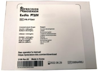 element DC predoperačný test 10V