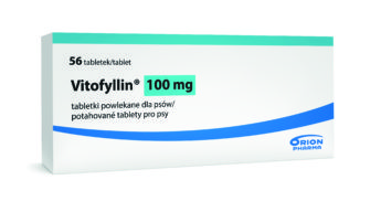 Vitofyllin 100 mg potahované tablety pro psy