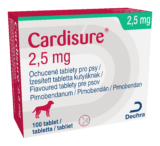 Cardisure 2,5mg ochutené tablety pre psy