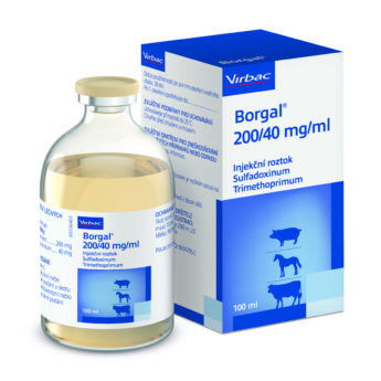 Borgal 200/40 mg/ml, injekční roztok
