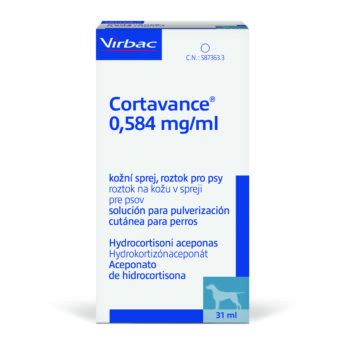 Cortavance 0,584 mg/ml kožní roztok ve spreji