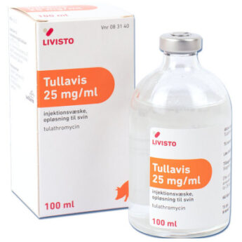 Tullavis 25 mg/ml injekční roztok pro prasata