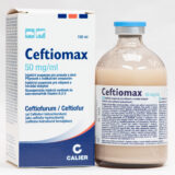 Ceftiomax 50 mg/ml injekční suspenze pro prasata a skot