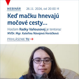 Webinár: Keď mačku hnevajú močové cesty…