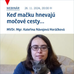 Nezmeškajte webinár „Keď mačku hnevajú močové cesty“!