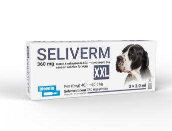 SELIVERM 360 mg roztok k nakapání na kůži – spot-on pro psy XXL