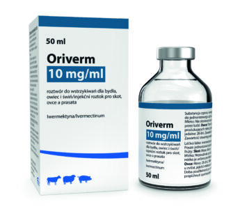 Oriverm 10 mg/ml injekční roztok pro skot, ovce a prasata