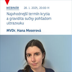 Zveme vás na první letošní webinář „Termínování krytí a gravidita feny pohledem ultrazvuku“!