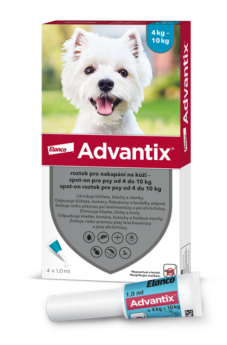 Advantix spot-on roztok pre psy od 4 do 10 kg