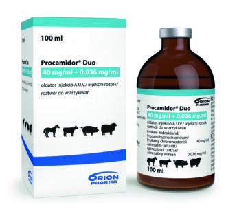 Procamidor Duo 40 mg/ml + 0,036 mg/ml, injekční roztok