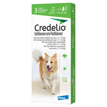 Credelio pro psy 450 mg, žvýkací tbl. (11-22kg)