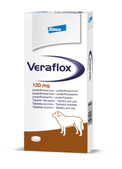 Veraflox 120 mg tablety pro psy