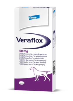 Veraflox 60 mg tablety pro psy
