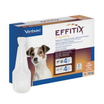 Effitix 67mg/600mg spot-on pre malé psy