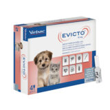 Evicto, 15 mg, roztok pro nakapání na kůži - spot-on (psi a kočky do 2,5kg)