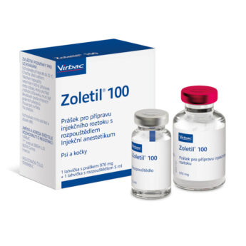 Zoletil 100 prášek pro přípravu injekčního roztoku s rozpouštědlem