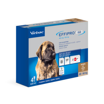 Effipro duo 402mg/120mg spot-on pre veľmi veľké psy