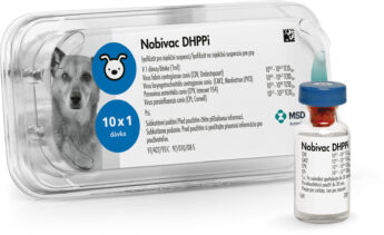 Nobivac DHPPi lyofilizát a rozpouštědlo pro injekční suspenzi
