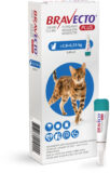 Bravecto Plus M Cat 250 mg / 12,5 mg roztok pro nakapání na kůži - spot-on pro střední kočky (>2,8-6,25 kg)