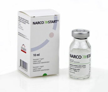 Narcostart 1 mg/ml injekční roztok pro kočky a psy.