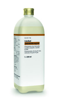 Calcibel 240/60/60 mg/ml infuzní roztok pro koně, skot, ovce, kozy a prasata